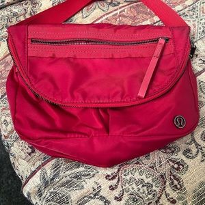 Lululemon crossbody red nylon